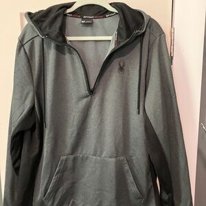 Spyder Hooded Quarter Zip Sweatshirt